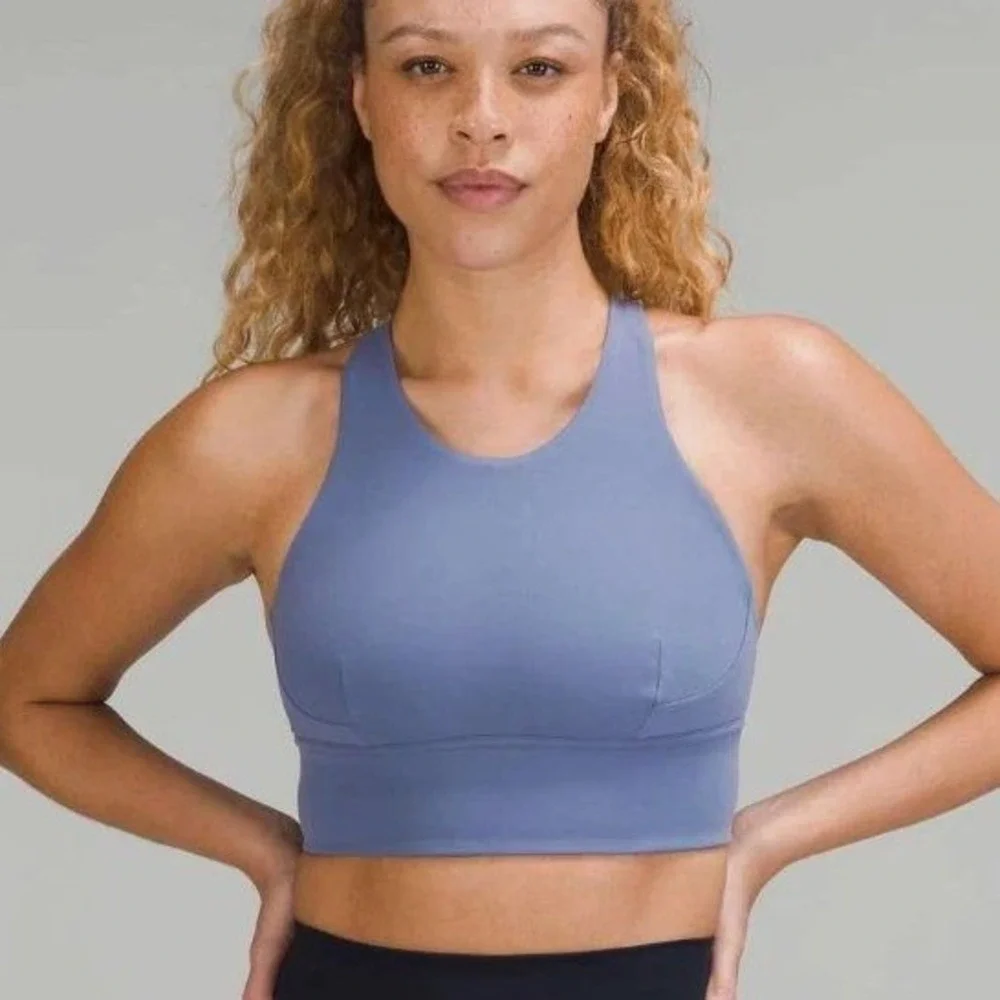 Lululemon Wunder Train Sports Bra Women‎ 6 Medium Support, C/D Cup Longline